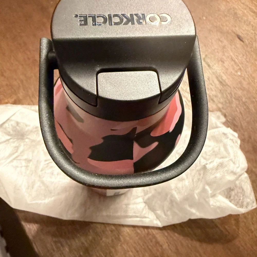 Corkcicle Pink and Black Camo Sport Canteen - Picture 2 of 4